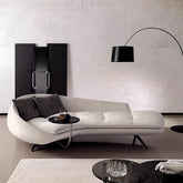 Left-Arm Chaise Chair with flannel fabric